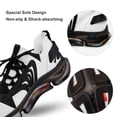 thumbnail image 7 of Ace of Spades Monochrome Playing Card Walking Shoes for Men Woman Lightweight Tennis Fashion Elastic Sports Shoes Cushion Basketball Shoes, 7 of 7