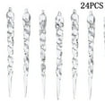 thumbnail image 1 of Colgantes decorativos de carámbanos de árbol de Navidad 12 piezas - Colgantes decorativos de carámbanos de acrílico para árboles de Navidad Zhivalor LKX-2029, 1 of 4