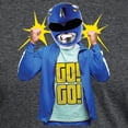 thumbnail image 3 of CafePress - Power Rangers Blue Ranger Go! Men's Deluxe T Shirt - Mens Tri-blend T-Shirt, 3 of 4