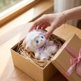 thumbnail image 5 of Cthrlog Stuffed Animal Plushies Bedtime Soft Plush Toy Weighted Stuffed Animals Cute Gifts Kawaii Lamb with Strap, Portable Plush for Kids Toddlers Collectors Birthday Christmas, 5 of 5