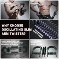thumbnail image 2 of Twister Arm Trainer Entrenador de brazos para hombre Entrenador de brazos ajustable de 40-100 lb con equipo de entrenamiento de pecho para gimnasio en casa Equipo de fitness portátil para el hogar, 2 of 7
