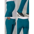 thumbnail image 4 of Adar Addition Scrubs For Women - Skinny Leg Cargo Drawstring Scrub Pants, 4 of 7