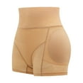 thumbnail image 3 of Elainilye Fashion Women's Shapewear Control Panties High Waist Peach Buttocks Belly-up Pants Slimming Shaping Pants,Beige, 3 of 4