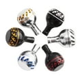 thumbnail image 5 of Fishing Reel Rocker Knob Handle 30 35 38Mm Aluminum Alloy Spherical Grip For Daiwa Power Handle Grips Pill Fishing Tool Parts 35Mm Silver Blue, 5 of 8