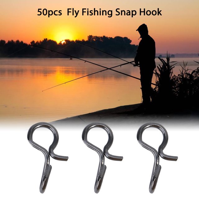 Lure Snap, Fishing Snap, Durable Fishing Tool Fly Hook For Fishing Keychain Clip Jigs