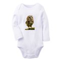 thumbnail image 2 of iDzn Don't Worry I'm Not Tired Funny Rompers, Newborn Baby Unisex Bodysuits, Infant Animal Owl Graphic Jumpsuits, Toddler Kids Long Sleeve Oufits (White, 6-12 Months), 2 of 5