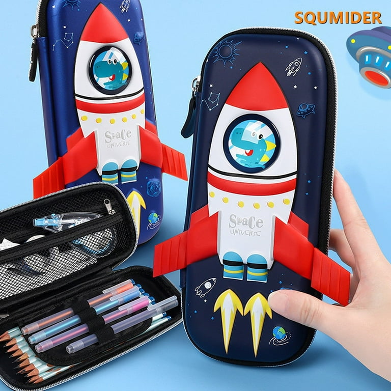 Pencil Case Kawaii School Pencil Cases Stationery Estuche 3D Space Pen Case  Box