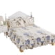 thumbnail image 1 of unids/set falda de cama plisada con volantes sábanas fundas de almohada juego de cama transpirable (cama de 1,5 M), 1 of 8