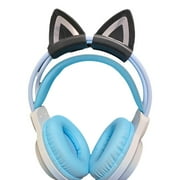 Universal Headphones Decorated with Cat Ears Free Removal Cute Accessories A3C8