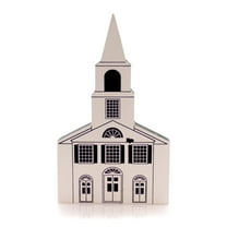 Cat's Meow Village 6.50In Chepachet Union Church, Wood, Series Iv 4 Retired 0405-00