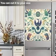 thumbnail image 3 of Yayeee Magnetic Dishwasher Cover for The Front Decoration Home Kitchen Machine Sticker Protector, Green Animals Pattern, 3 of 6