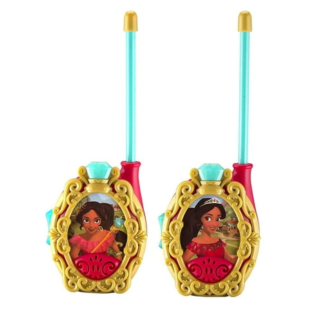 Elena of Avalor Walkie Talkies for Kids - Easy Push to Talk Button, Upgraded Extended Range, Static Free, Durable, Flexible (Best Button For Push To Talk)