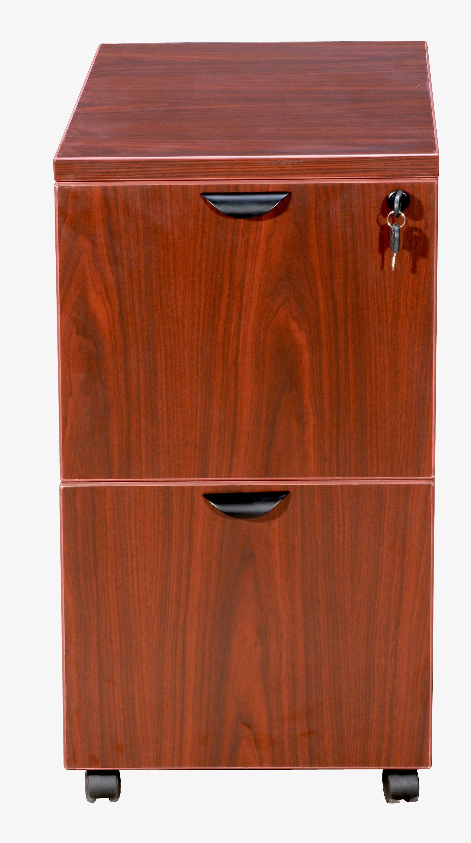 Boss Office Products Combo Lateral File in Mahogany 