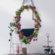 thumbnail image 4 of Xihbxyly Guirnalda de Rosas Artificiales, Flores de Seda Rosa Vibrante, Decoración de Arco para Bodas, Decoración para Fiestas En Interiores y Exteriores, Flexible para Una Fácil Instalación, 240 Cm, 4 of 7