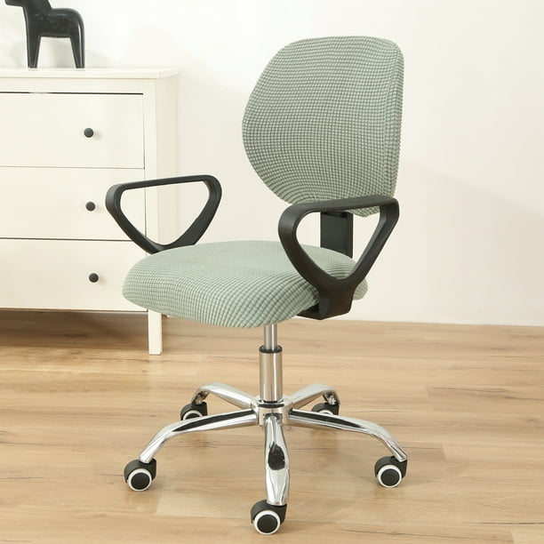 Stretch Computer Office Chair Cover, Rotate Swivel Chair Slipcovers Non