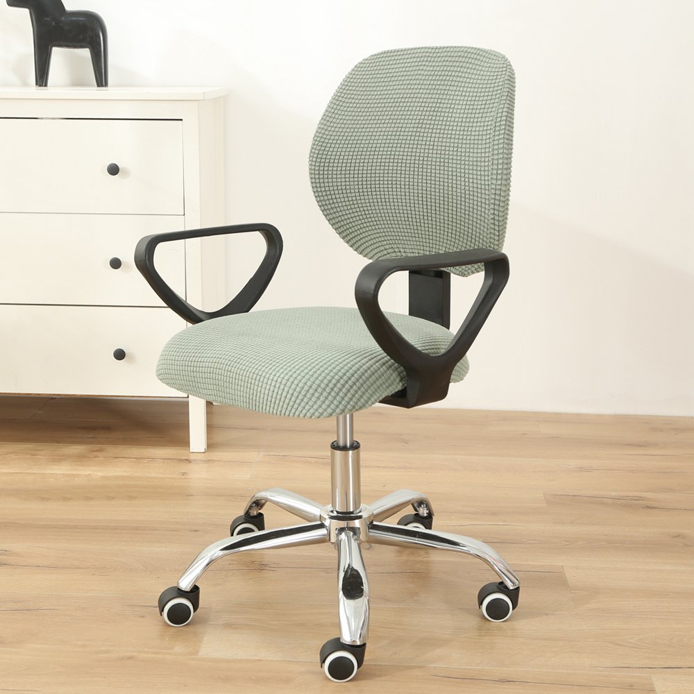 Stretch Computer Office Chair Cover, Rotate Swivel Chair Slipcovers Non
