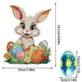 thumbnail image 3 of asddcavvf Decorative Tabletop Stand Up Plaque With Sparkling Rhinestones Beautiful Easter Ornament For Home 10ml en Girls Ornament, 3 of 7