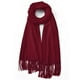 thumbnail image 1 of Bufanda de invierno Clothirily Fashion, chal con tacto de cachemir, rojo vino, 1 of 9