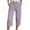 Light Purple #062, variant on Mohiass Womens Capris Plus Size High Waisted Drawstring Capri Pants for Women with Pockets Wide Leg Summer Cotton Linen Capri Pants for Women Purple L