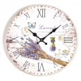 thumbnail image 1 of Antique Wall Clock Lavender Bunch Tea Time, 1 of 1
