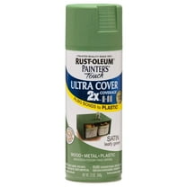 Rust-Oleum 249072 Painter's Touch 2X Spray Paint, Satin Leafy Green, 12 Oz, Each