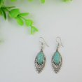 thumbnail image 4 of Pendientes simple turquesa con personalidad, pendientes gota, joyería para mujeres y niñas, 4 of 5