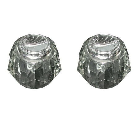- Set of Crystal Replacement Handles for Wide Spread Lav and Tub and Shower Valves