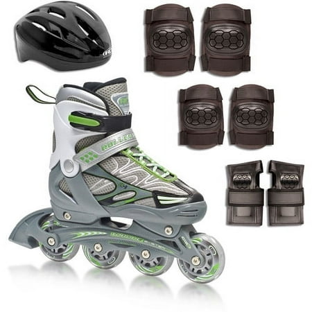 Boys' ZX-9 Inline Skates and Protective Gear Pack