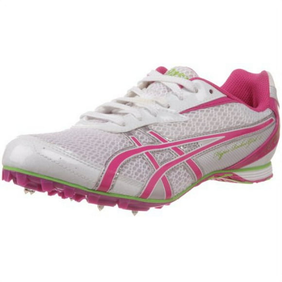 ASICS Women's Hyper-Rocketgirl 5 Track And Field Shoe White/Fuschia/Green - G153Y.9940