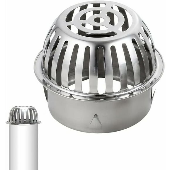 (Diameter : 75mm)304 Stainless Steel Gutter Leaf Guard - Gutter Guard - Leaf Catcher Filter for Roof Pipes, Leaves, Moss