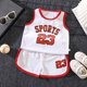 thumbnail image 1 of MKLEKYY conjunto de Baloncesto de Verano para Niños y Niñas, Chaleco de Malla y Pantalones Cortos, Ropa Deportiva Ligera para Niños Pequeños, 1 of 3