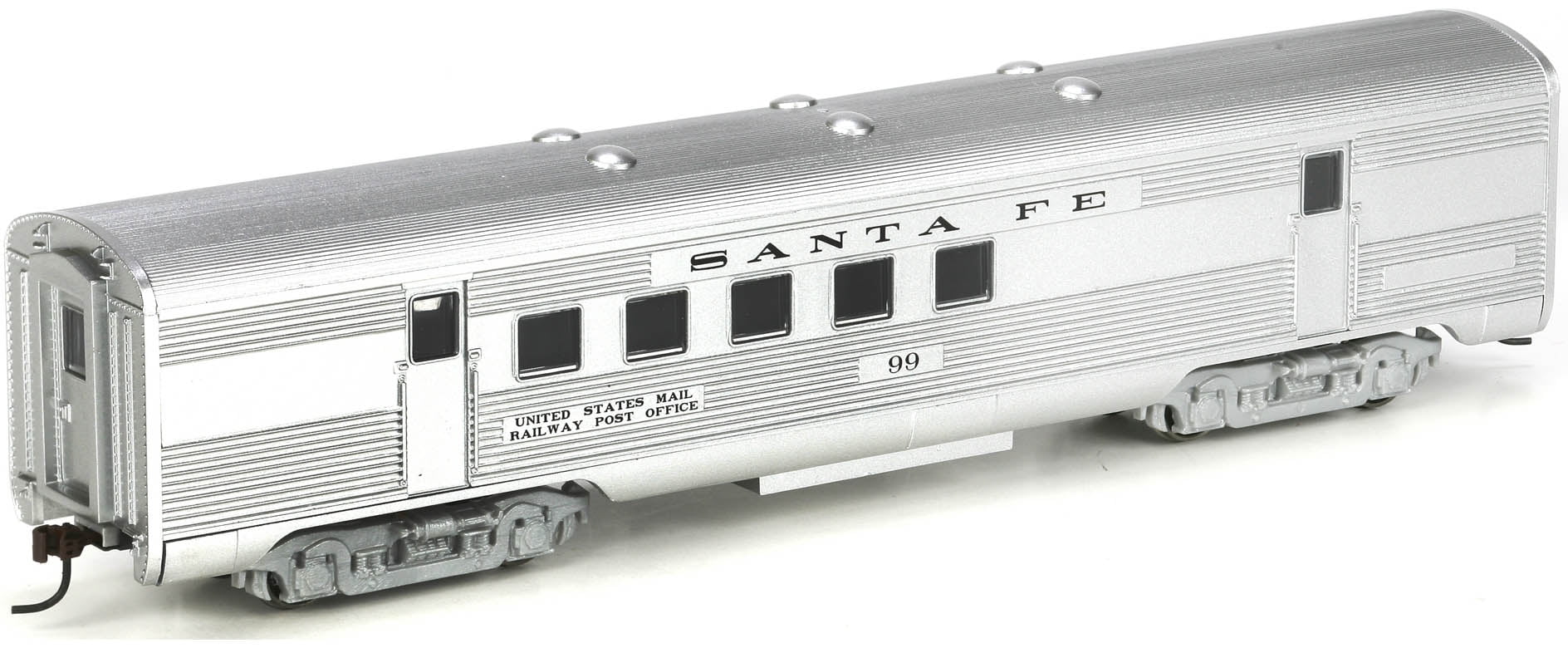 HO Scale HO Athearn 1831 SANTA FE Streamlined 72' OBS Passenger Car