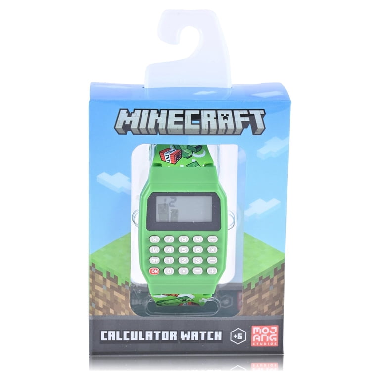 Minecraft Kids Digital Watch Green Plastic Strap photo 3