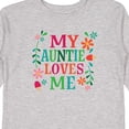 thumbnail image 4 of Inktastic My Auntie Loves Me Girls Girls Long Sleeve Toddler T-Shirt, 4 of 5