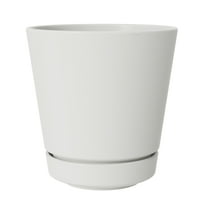 Mainstays Core 5.9" x 5.9" x 6.1" Round Vanilla Dream Plastic Planter