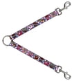 thumbnail image 1 of Buckle-Down Leash Splitter - Donuts & Coffee Cartoon - 1" Wide - 30" Length, 1 of 1