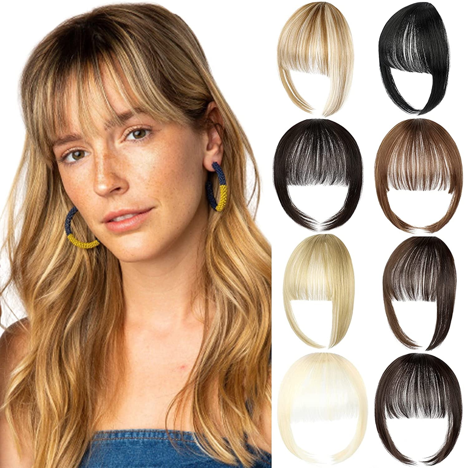 Bangs Hair Clip In Bangs Human Hair Clip On Bangs Front Fringe Air Bangs  Remy Clip In Bangs Hair Pieces For Women  Fruugo IN