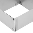 thumbnail image 4 of Molde Para Pasteles Ajustable, Anillo Cuadrado de Mousse de Acero inoxidable de Grado, 4 of 7