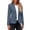 Navy, variant on Cmfcve Blazers for Women Long Sleeve Single Button Business Casual Blazers Notch Lapel Lightweight Open Front Work Suit Jacket