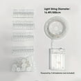 thumbnail image 3 of QUTETN 50LEDs Photo String Light, Warm White 16.4ft Battery Powered Fairy Light with 52 Clear Clips & 10 Hooks On Wall for Hanging Picture Dorm Bedroom Party, 3 of 4