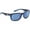 Navy/Smoke-Blue Mirror, variant on Flying Fisherman Double Header Polarized Sunglasses - Black/Amber Red Mirror