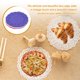 thumbnail image 5 of Uxcell 50Pcs Servilletas de papel, 10.5" Servilletas de encaje redondas para decoraciones de postres, pasteles, bodas, fiestas de cumpleaños, sándwiches, restaurantes, azules, 5 of 7