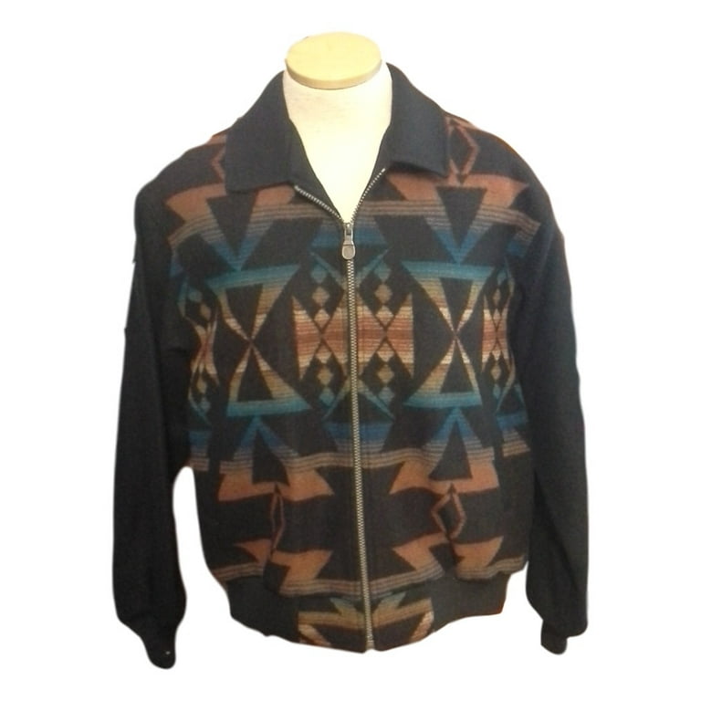 Pendleton Western Coat Mens Star Hero Big Horn Wool Black DK406