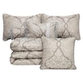 thumbnail image 1 of Comforter Set King Size  7-Piece Soft Bedding Quilt  Coverlet Bedspread with Traditional Floral Medallion Pattern for Bedroom, 1 of 4