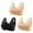 Women's Bras Black, variant on Women's 3 Pack Daisy Bras, Daisy Bras for Women, Front Snap Closure Padded Bra for Older Senior Women, No Underwire Comfortable Bra Full Coverage M-7XL