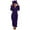 Purple, variant on Women's Winter Plush Hooded Jumpsuit Home Clothes Pajamas Long Sleeves, Soft and Warm, Perfect for Loungewear and Cold Weather Indoors,Dark Gray,L