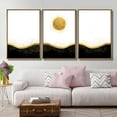 thumbnail image 3 of IDEA4WALL 3 Piece Framed Canvas Wall Art for Living Room, Bedroom Nordic Simple Style Canvas Prints for Modern Home Decoration Ready to Hang, 3 of 4