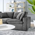 thumbnail image 3 of Modway Commix Down Filled Overstuffed Performance Velvet Loveseat in Gray, 3 of 8