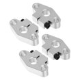 thumbnail image 4 of BRIGHTFUFU 4Pack Shaft Guide Support Brackets High Precision Linear Motion Rails Silver, 4 of 6