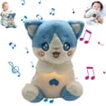 thumbnail image 4 of LYINGF The Breathing Green Sleepy Breathing Stuffed Animal Peluche Que Respira Para Dormir Sleeping Breathing Anxiety Koala With Sensory Light Sound Music Appease Toy, 4 of 9